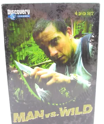 Man Vs. Wild Season 1 (Sealed 4 DVD Set)  Discovery Channel Full Season • $74.95