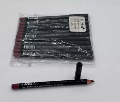 Nabi Lipliner Pencil L06 Chocolate 0.04 Oz 12 Pack • $13.99