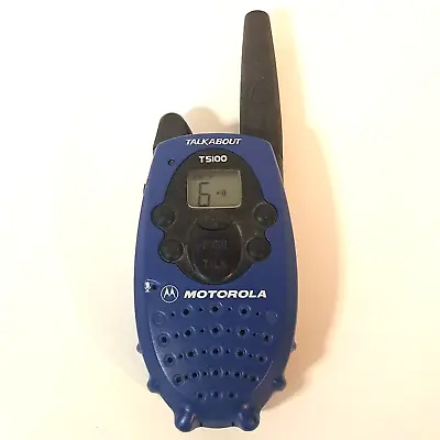 Motorola Talkabout T5100 2-Way Radio Cobalt Blue Tested Single Replacement Unit • $18.57