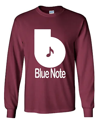 Blue Note Long Sleeve T-Shirt - Jazz Record Label - Miles Davis Lee Morgan • $26