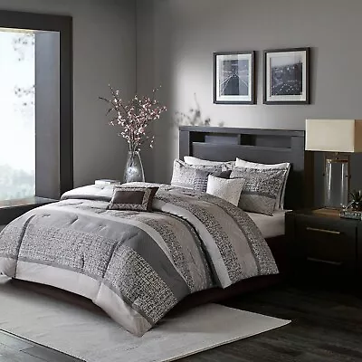 Madison Park Rhapsody 7 Piece Jacquard Comforter Set • $139.99