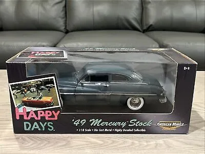 Ertl American Muscle 1:18 Scale HAPPY DAYS 1949 ‘49 Mercury Stock Coupe NIB • $59