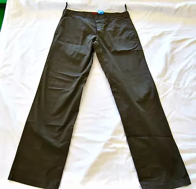 Prada Mens Casual Dress Pants Dark Brown Button Fly Size 48 • $80.28