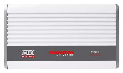 MTX WET75.4 400 Watt RMS 4-Channel Marine Amplifier Amp 4 Boat/ATV/UTV/RZR/Cart • $169.95