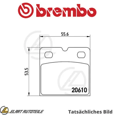 BRAKE LINING SET DISC PARKING BRAKE FOR ASTON MARTIN CURVE/Vantage/Steering Wheel   • $71.72