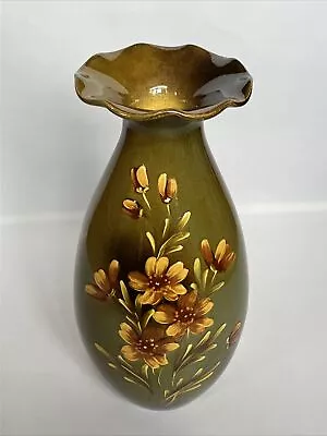 Wardle England Pottery Teck Ware Floral Vase 11.75” • £96.41