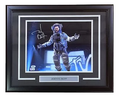 Johnny Depp Signed Framed 11x14 MTV Awards Show Photo BAS • $549.99