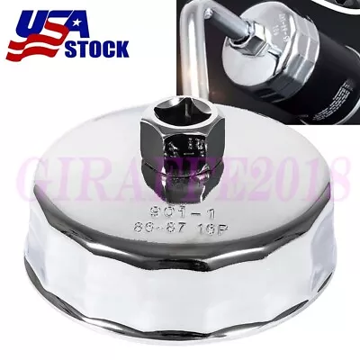 Steel 86mm Oil Filter Wrench Housing Cap Tool For BMW & Volvo Vehicle A • $14.41