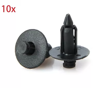 10x 8mm Hole Bike Fasteners Plastic Rivet Fairing Trim Clips Honda Yamaha Suzuki • £5.49