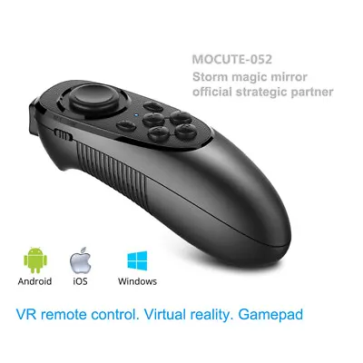 052 Wireless Bluetooth Remote Controller Gamepad For IPhone Android VR Glasses • £7.19