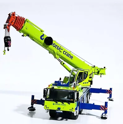 Liebherr LTM 1090-4.2 Crane  Nordic Crane Kynningsrud  WSI Truck Models 51-2105 • £197