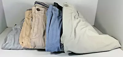 Lot Of Five Men's Pants Size 40 X 30 Various Colors Johnston Murphy • $44.95