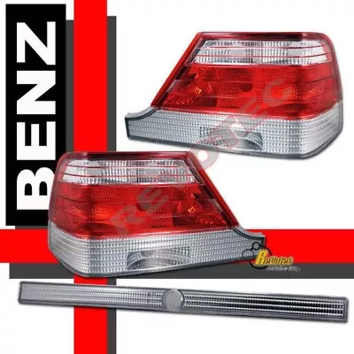 97 98 99 Mercedes Benz S Class W140 S320 S430 S500 S600 Red Clear Tail Lights  • $125