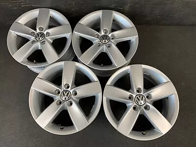 (4) VW Volkswagen Jetta Wheels Rims + Caps 16  Hol.69957 Golf Passat Rabbit EOS • $495