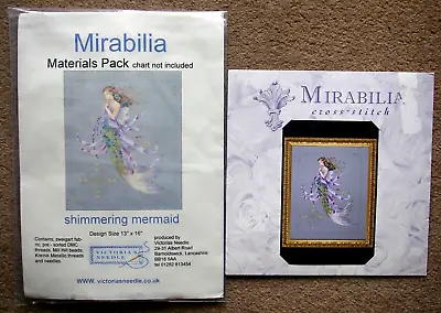 £99.99 • Buy Mirabilia Kit   Shimmering Mermaid   Cross Stitch Kit   Md 71  Retired Chart