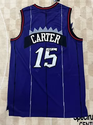 Vince Carter Signed Autographed Pro Style Jersey W/COA Raptors • $215