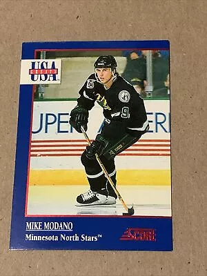 1992-93 Score Hockey Team USA Greats Insert 5 Of 15 Mike Modano Dallas Stars • $2.99