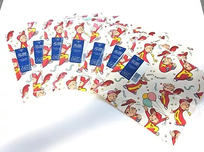 Vintage Hallmark Alvin And The Chipmunks Wrapping Paper Lot Birthday Gift Wrap • $22