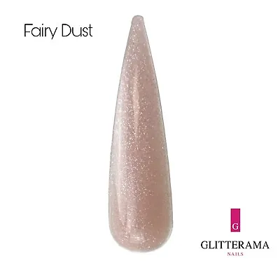 FAIRY DUST Coloured Acrylic Powder Glitterama Shimmer Glitter Pink Nartural Nude • £2.95