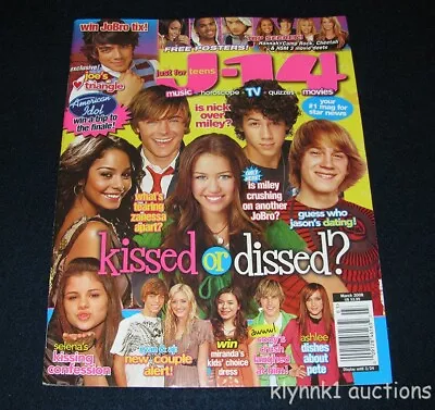 J-14 Magazine March 2008 Joe Nick Jonas Cody Linley Rihanna Chris Brown Penn • $14.97