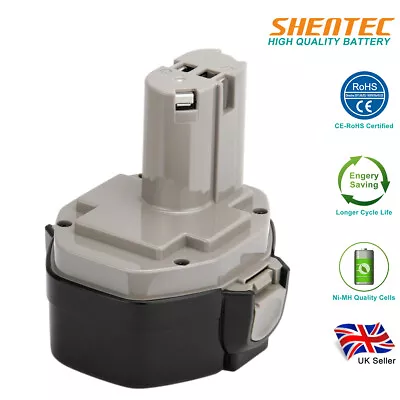 14.4V 3500mAh Ni‑MH PA14 Battery For Makita 1434 1420 1435F 193985-8 4333D 8433D • £19.95