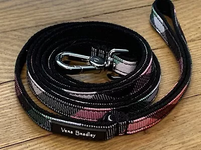 Vera Bradley Pet Dog Leash In Ribbons Plaid Large 50 – 90 Lbs Lead • $14.95