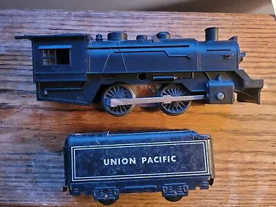 Vintage Wind-up Toy Train. MARX Lines. Union Pacific Locomotive With Tender • $34