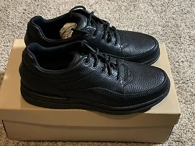 Rockport Shoes 11.5 M Black Mens World Tour Classic Lace Up Walking Sneaker • $65