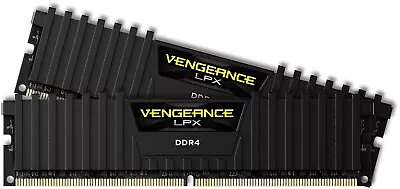 Corsair Vengeance LPX 16GB (2 X 8GB) DDR4 DRAM 2666MHz Memory Kit - Black • £28.99