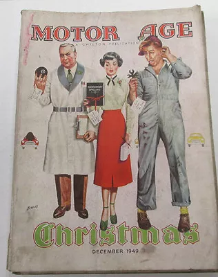 Motor Age Magazine  Christmas  December 1949    100814lm-e • $19.49