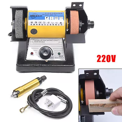 Multifunction Jewelry Rock Polishing Buffer Machine Bench Lathe &Sander Polisher • $74.10