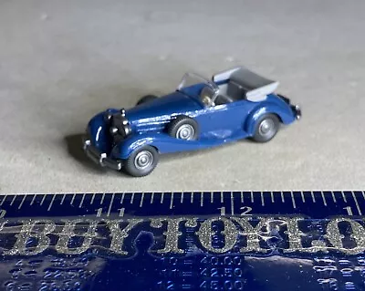 Wiking Germany HO 1:87 - ‘36 Mercedes 540 K - Cobalt Blue - Convertible - Loose • $9.95