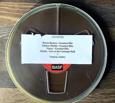 One Used BASF Recording Reel To Reel Tape 7  Great Cond *Please See Description • £11.99