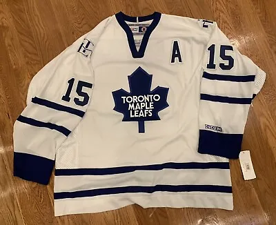 SIGNED Toronto Maple Leafs Tomas Kaberle Jersey CCM Adult X-Large. OG Tag. • $225