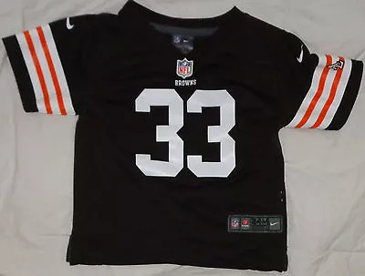 $7.79 • Buy Nike On Field NFL Cleveland Browns 33 Richardson Jersey 24 18-24 Months #348