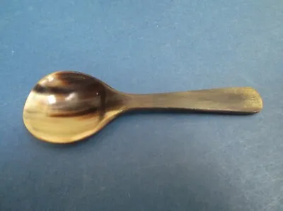 Horn Spoon Circa 1970's Good Condition 12cm Long • £7