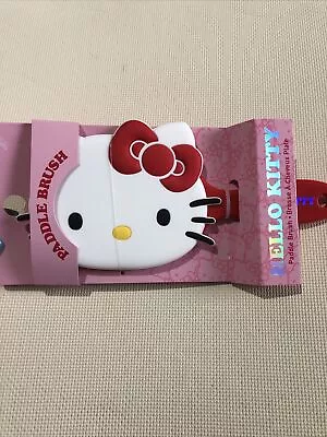 HELLO KITTY LARGE CUTE Hairbrush SANRIO Face Design Limited Edition • £15.99