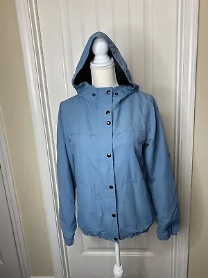 Volcom Enemy Stone Women’s Hooded Jacket Size Small Blue/Gray • $30