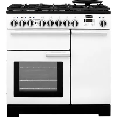 Rangemaster PDL90DFFWH/C Professional Deluxe 90cm Dual Fuel Range Cooker 5 • £2269