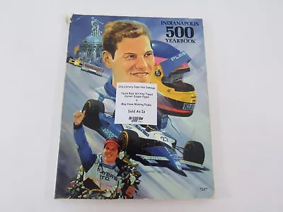 1995 Indianapolis 500 Yearbook Hungness Old Library Copy 796.72 Damage Paperback • $14.99