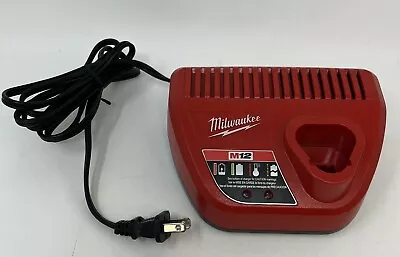 Milwaukee M12 OEM  Battery Charger Genuine 48-59-2401 Lithium Ion 12 Volt • $10.49