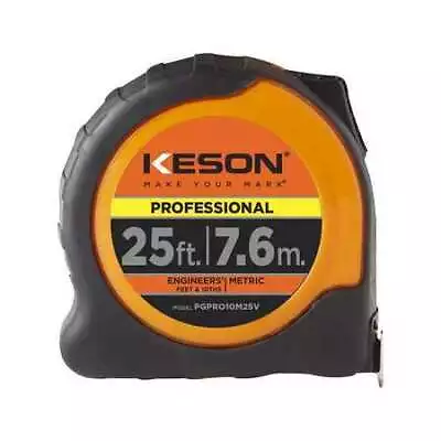 Keson Pgpro10m25v Engineers And Metric Tape Measure • $13.79