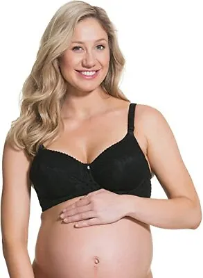 Cake Maternity Women's Parfait FlexiWire Lace Nursing Bra Black 32C UK/ 32C US • £15.19