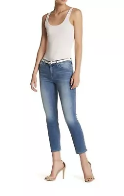 7 FOR ALL MANKIND Roxanne Crop Jeans Size 24x25 EUC • $20.99