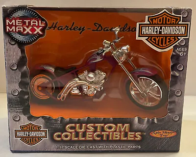 Vintage Metal Maxx - Harley Davidson FXDWG Dyna Wide Glide 1:17 Die Cast NIB • $13.99