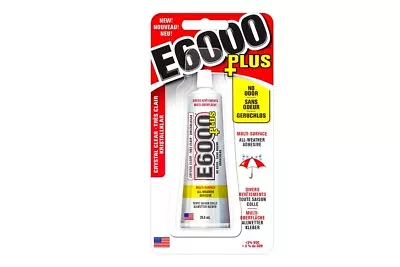 E6000 Glue & Nozzle Glass Jewellery Gems Beads PLUS Craft Snip Tip Adhesive • £10.99