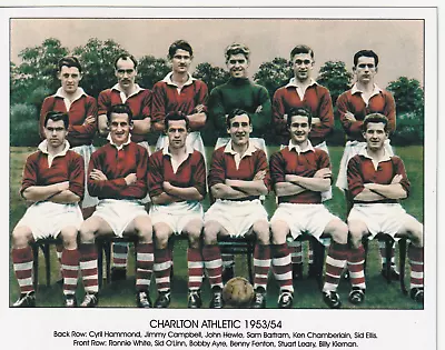Football Trade Card Charlton Athletic 1950/51 Modern Repro • £1.99