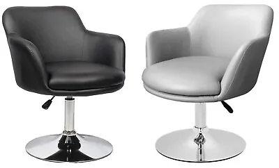  Turin  Grey Or Black Padded Leather Style  Salon Chair Beauty Hairdresser  • £69.95