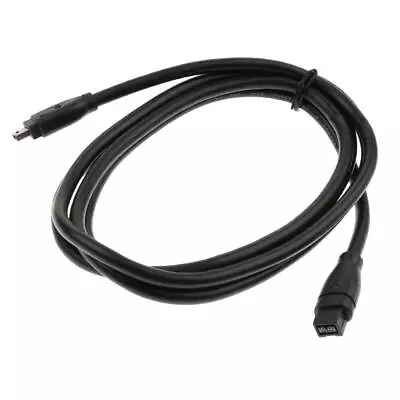 /wire 1394 9Pin To Four Pin DV Usb Cable Black • £10.28