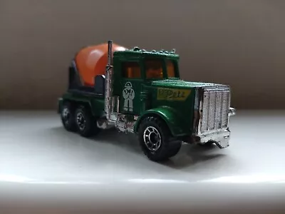 Matchbox Peterbilt Cement Mixer 1981 1:89 Big Pete #161 • £1.50